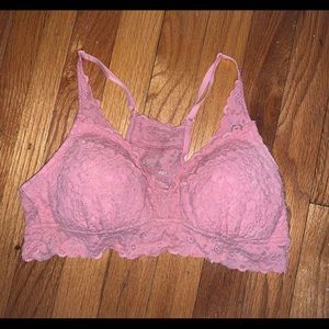 Aerie Pink Padded Bralette